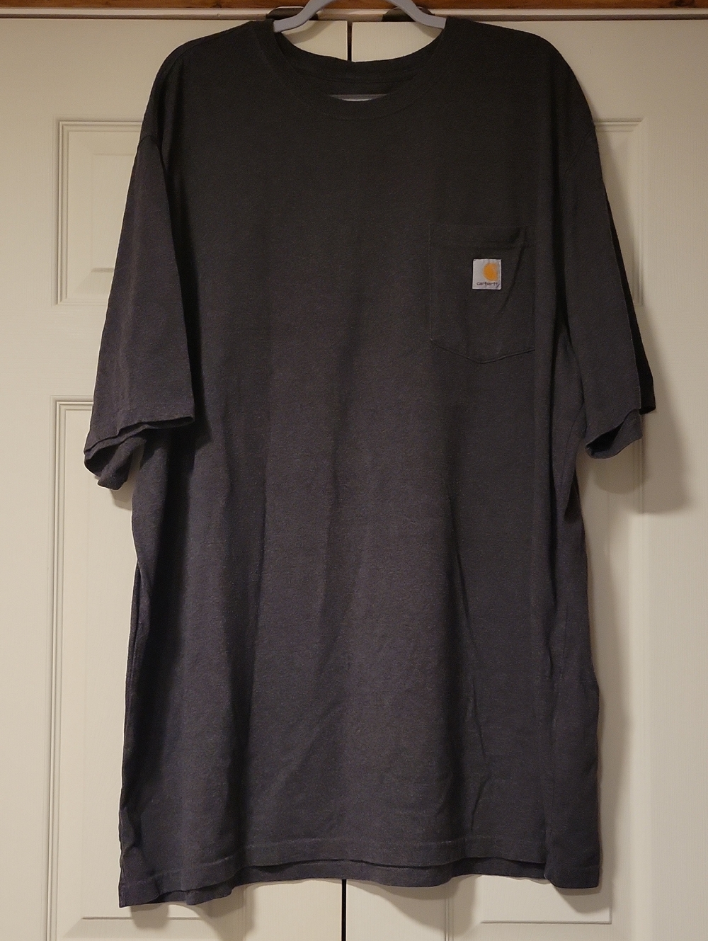 Carhartt Original Fit Men's Charcoal Short Sleeve Pocket Tee